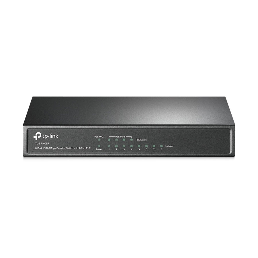 Switch TP-Link TL-SF1008P 8 Puertos 10/100 Mbps con 4 Puertos PoE Imagen principal del producto