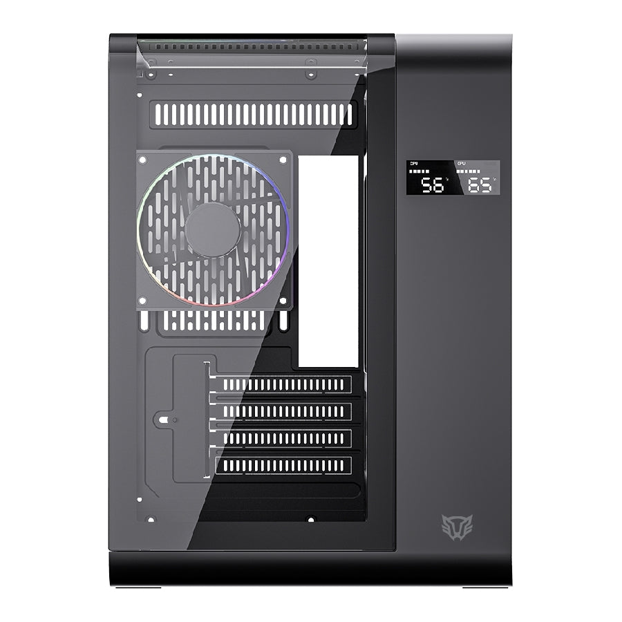 Gabinete Gamer Balam Rush Tank Expert Curve 6400 - Mini Torre MATX, 3 Ventiladores ARGB