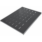 Charola Fija Intellinet 712576 1U 60cm - Capacidad 100kg, Negra
