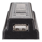 Hub USB Manhattan 161572 - 10 puertos Alta Velocidad con Alimentación