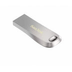 Memoria SanDisk 128GB USB 3.2 Gen1 Ultra Luxe - 400MB/s, Metálica