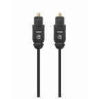 Cable Óptico Toslink Manhattan 356077 - 2m, Contactos Dorados, S/PDIF