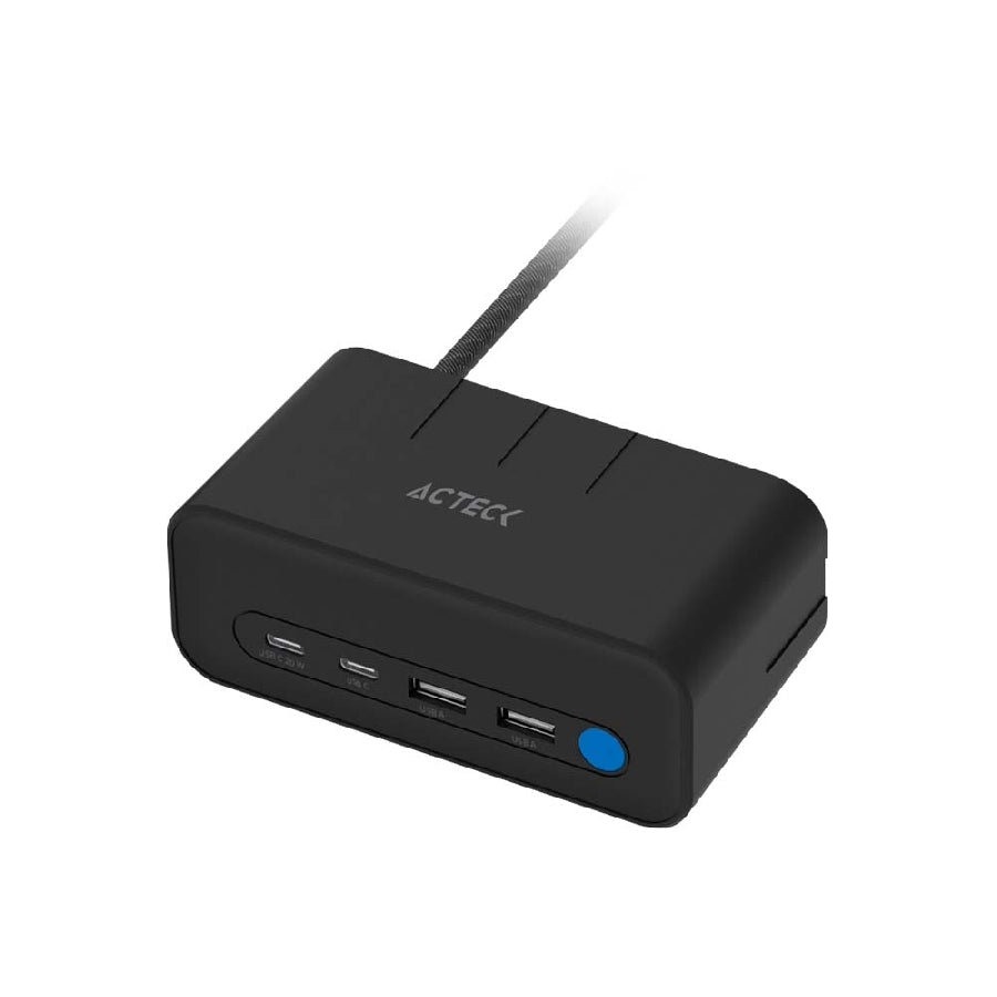 Cargador de Escritorio Acteck Energon Mate AC-936514 - 2 USB, 2 Tipo C, Supresor de Picos Imagen secundaria del producto