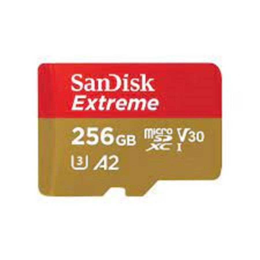 Memoria SanDisk Micro SDXC 256GB Extreme - 190MB/s, 4K, Clase 10, Adaptador Imagen principal del producto