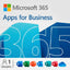 Microsoft 365 Apps for Business - Suscripción anual, Word, Excel, PowerPoint, Outlook, OneDrive 1TB