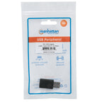 Adaptador USB Manhattan 354714 - USB 3.1 Gen 2 Tipo C a Tipo A Negro