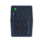 No-Break SMARTBITT SBNB600 600 VA - 4 Contactos, Protección Sobretensión, Negro