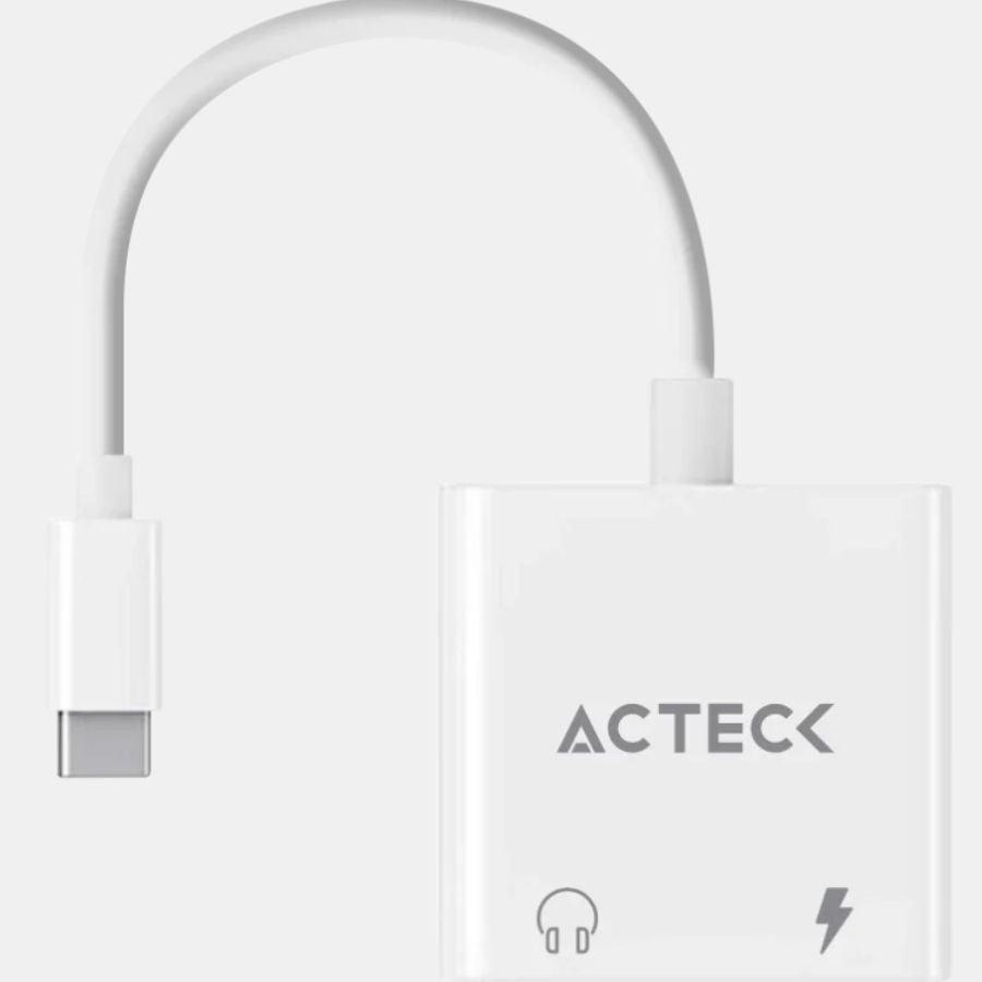 Adaptador ACTECK Shift Plus AA415 USB-C - 2 Puertos USB-C con Audio Imagen principal del producto