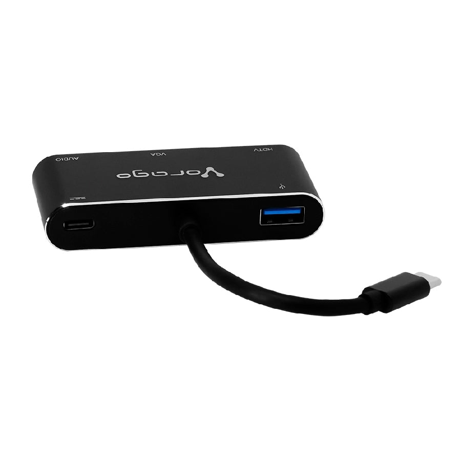 Adaptador Vorago ADP-350 USB Tipo C 5 en 1 - HDMI, VGA, USB 3.0, Audio Imagen secundaria del producto