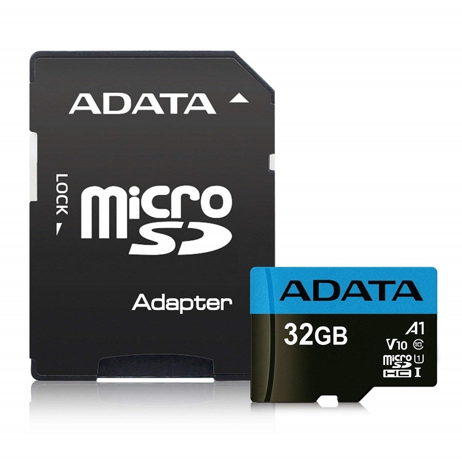 Micro SD ADATA PREMIER 32GB - Clase 10, 100 MB/s Lectura, A1 V10