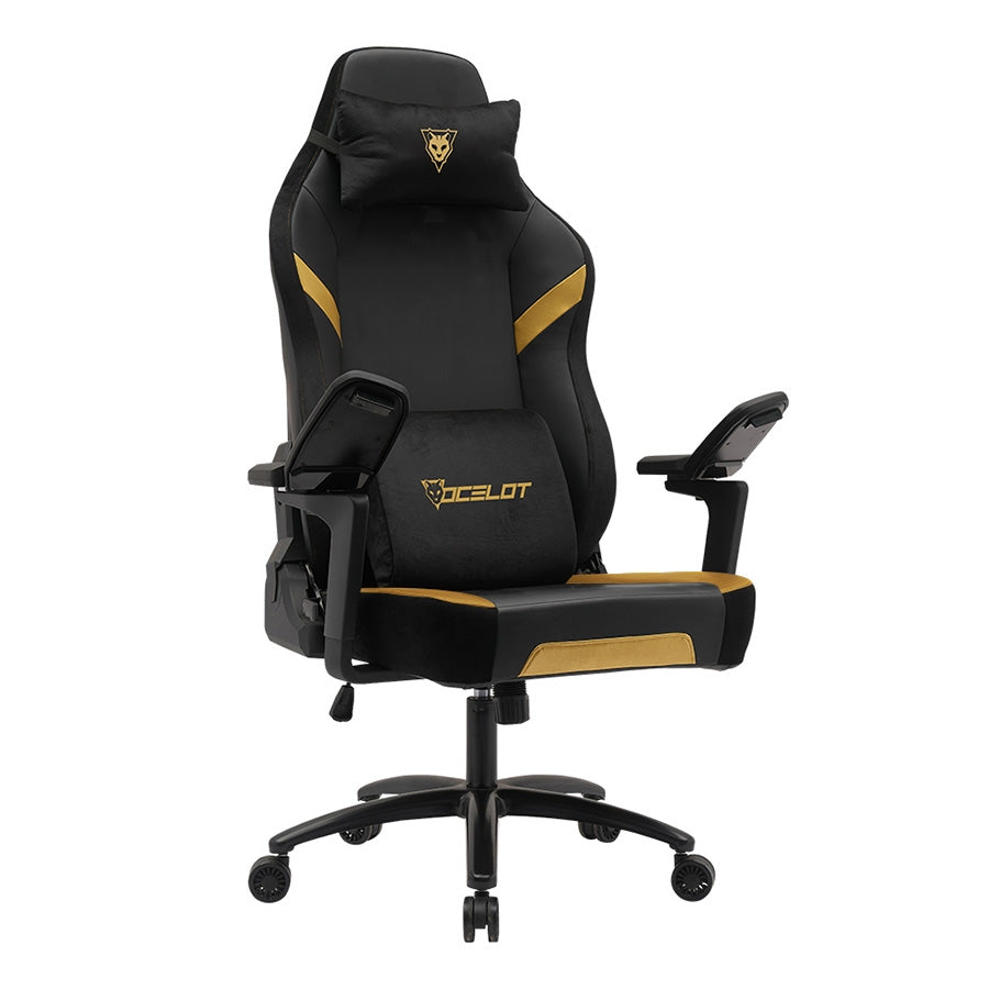Silla Gamer Ocelot OS-King XL - Reclinable, Descansabrazos 5D, Soporta 150kg