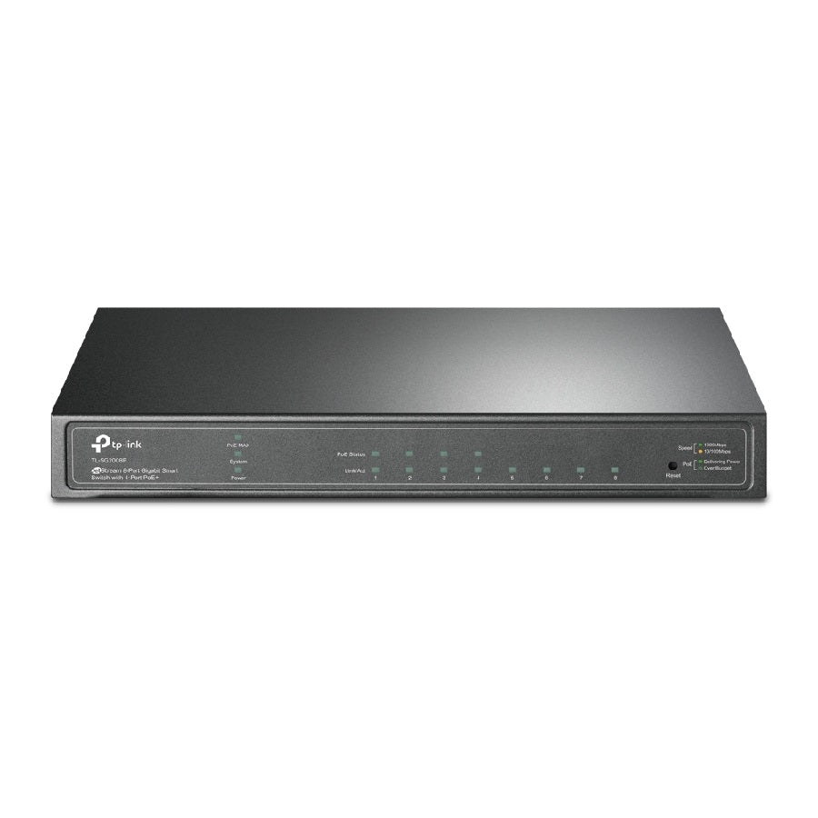 Switch TP-Link SG2008P 8 Puertos Gigabit 10/100/1000 Mbps con 4 Puertos POE