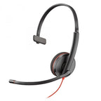 Diadema Poly Blackwire C3210 - Monoaural USB Cancelación de Ruido Negro