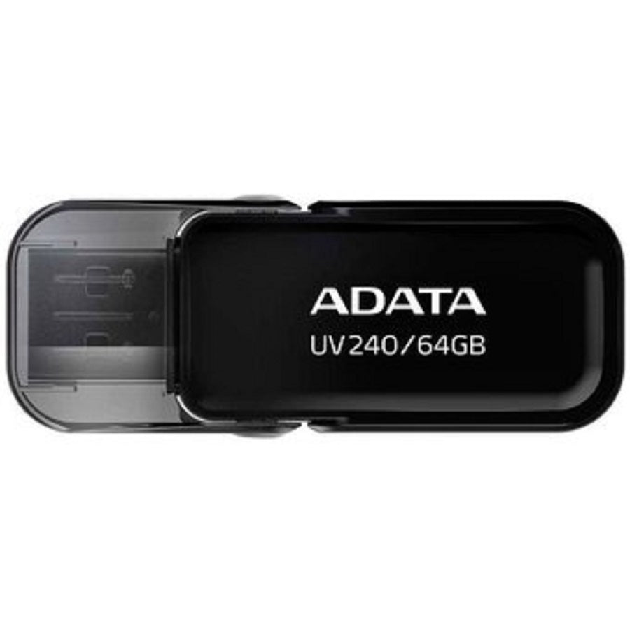 Memoria ADATA UV240 64GB USB 2.0 - Portátil, Confiable, Negro