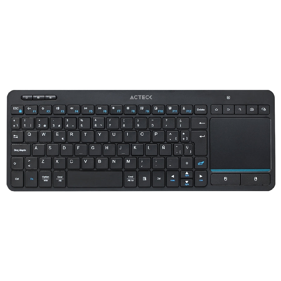 Teclado Acteck Inspire Smart TI707 Inalámbrico - Multidispositivo Bluetooth USB