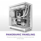 Gabinete NZXT H6 Flow - Vidrio Templado, RGB, Soporta ATX/Micro-ATX/Mini-ITX