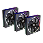 Kit 3 Ventiladores Balam Rush Eolox Bora EXB85 120mm - ARGB PWM, 1600 RPM, 28dB