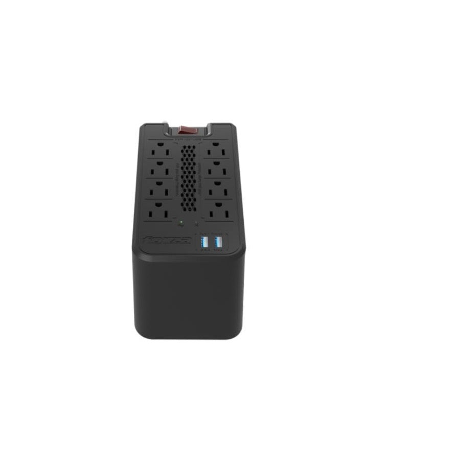 Regulador Automático de Voltaje FORZA FVR-1221USB 1200VA - 8 Tomas y 2 USB