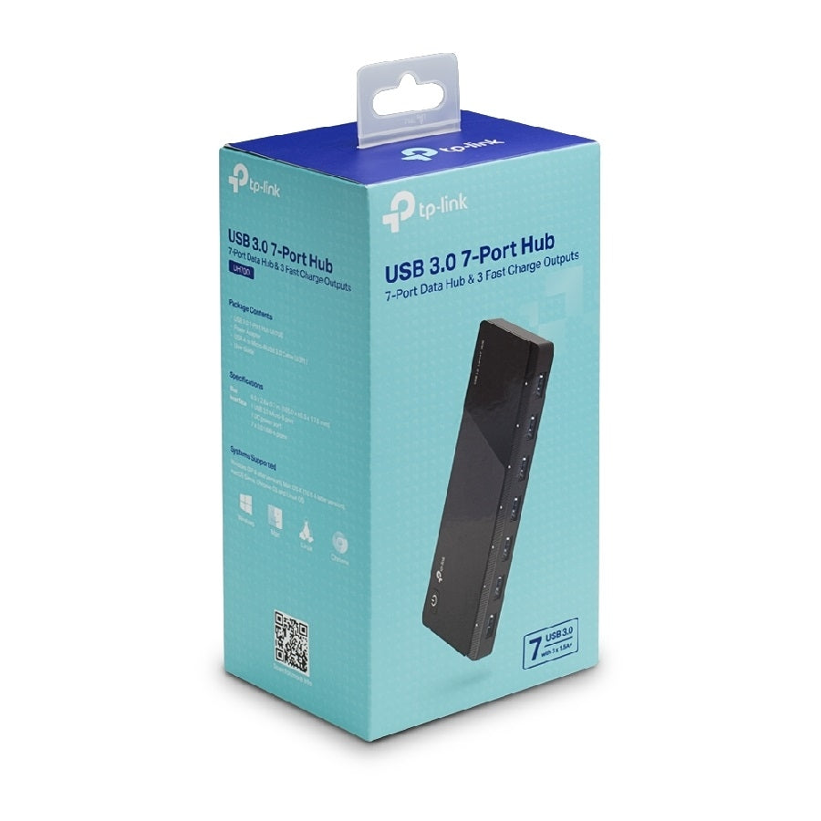 Hub USB TP-Link UH700 - 7 Puertos USB 3.0 con Alimentación Externa