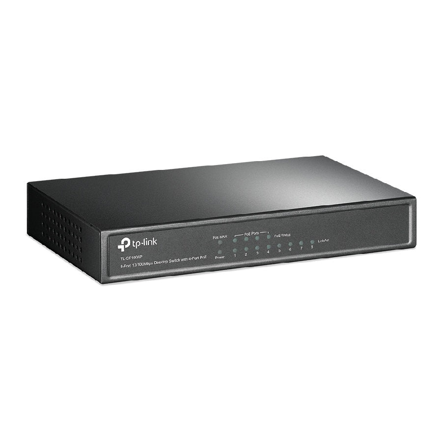 Switch TP-Link TL-SF1008P 8 Puertos 10/100 Mbps con 4 Puertos PoE