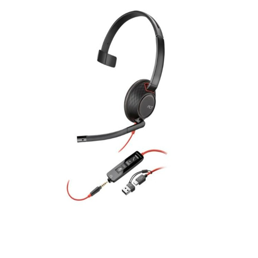 Diadema Poly 8X230AA Monoaural USB-C - Cancelación de Ruido, Micrófono Omnidireccional Imagen principal del producto