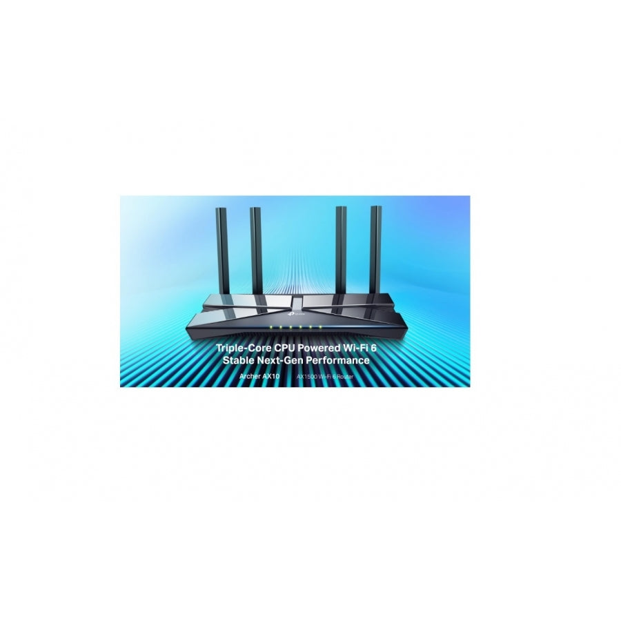 Router TP-Link Archer AX10 WiFi 6 AX1500 - Banda Dual, 4 Antenas, Gigabit Imagen principal del producto