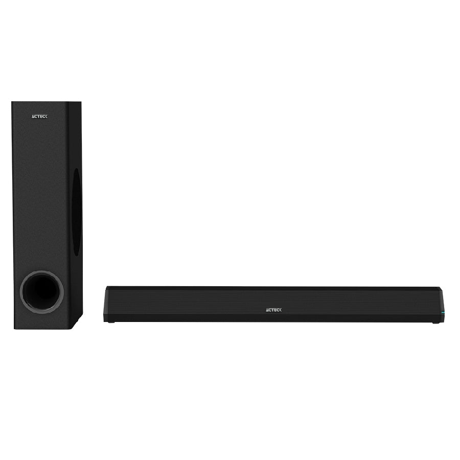 Barra de Sonido Acteck Dynamic Trim AC-935913 - 70W, Subwoofer, Bluetooth y HDMI ARC