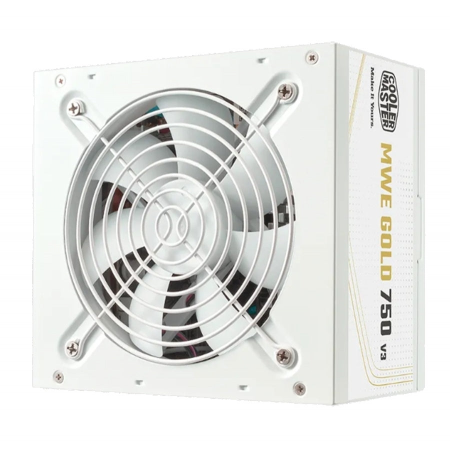 Fuente de Poder Cooler Master MWE V3 750W - 80 Plus Gold, ATX 3.1, Blanca