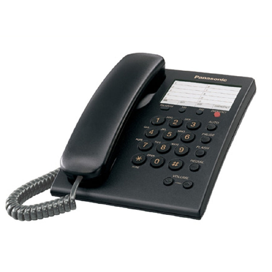 Teléfono Panasonic KX-TS550MEB Alámbrico - Marcador Rápido, Control de Volumen Imagen principal del producto