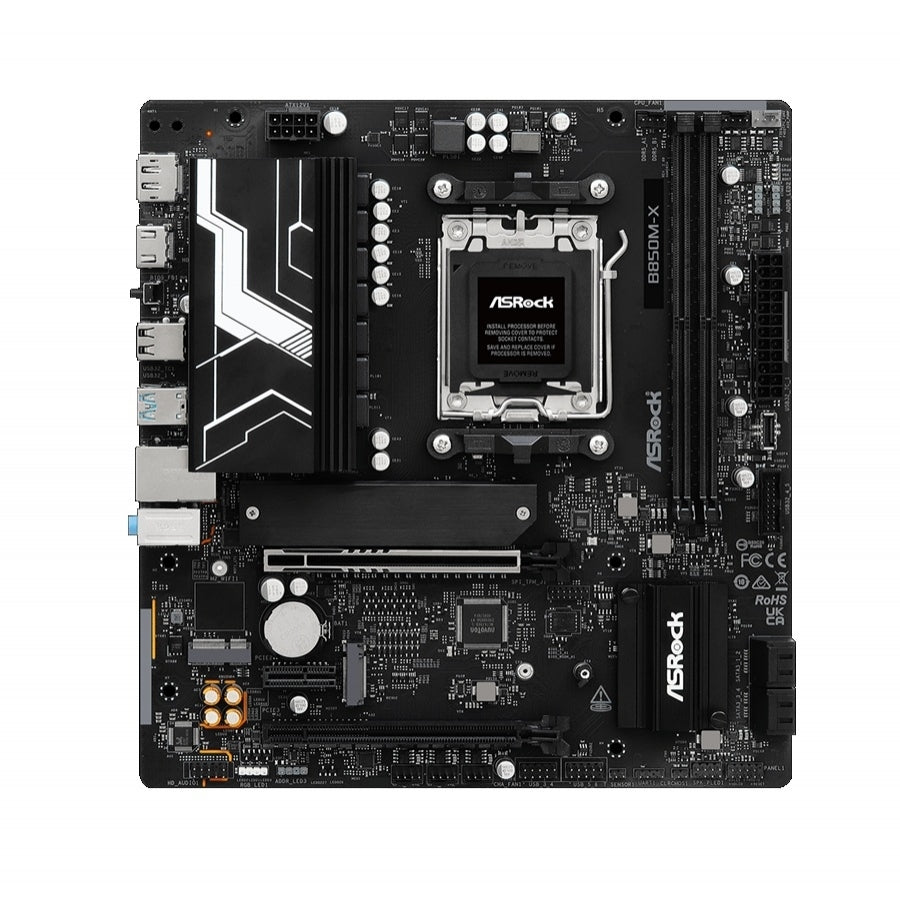Tarjeta Madre ASROCK B850M-X R2.0 AM5 - DDR5, PCIe Gen5, Ryzen 9000/8000/7000 Imagen principal del producto