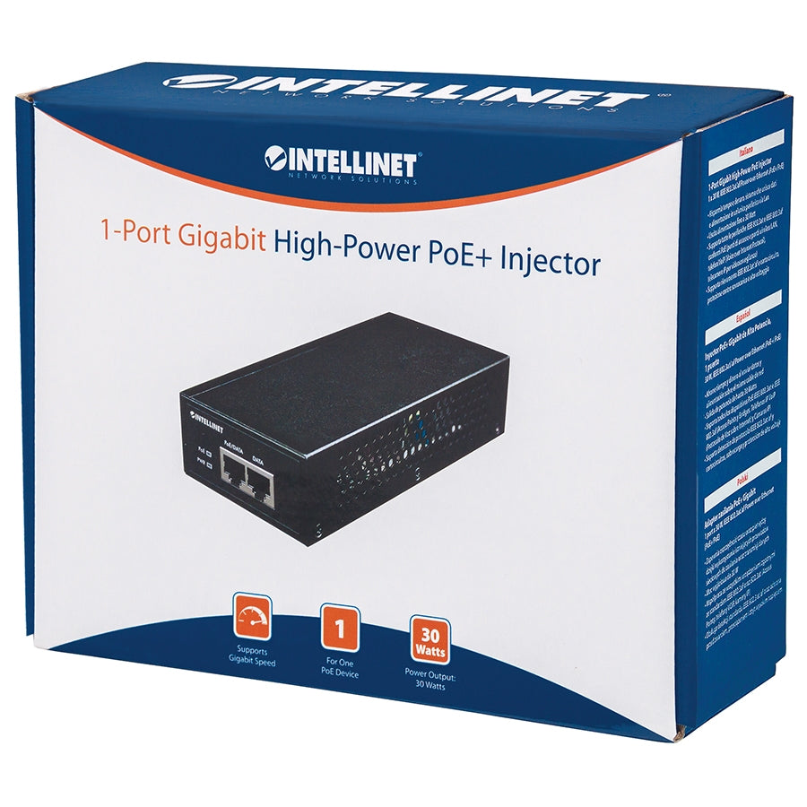 Inyector POE Intellinet 560566 - 802.3AF/AT 30W Gigabit Imagen secundaria del producto