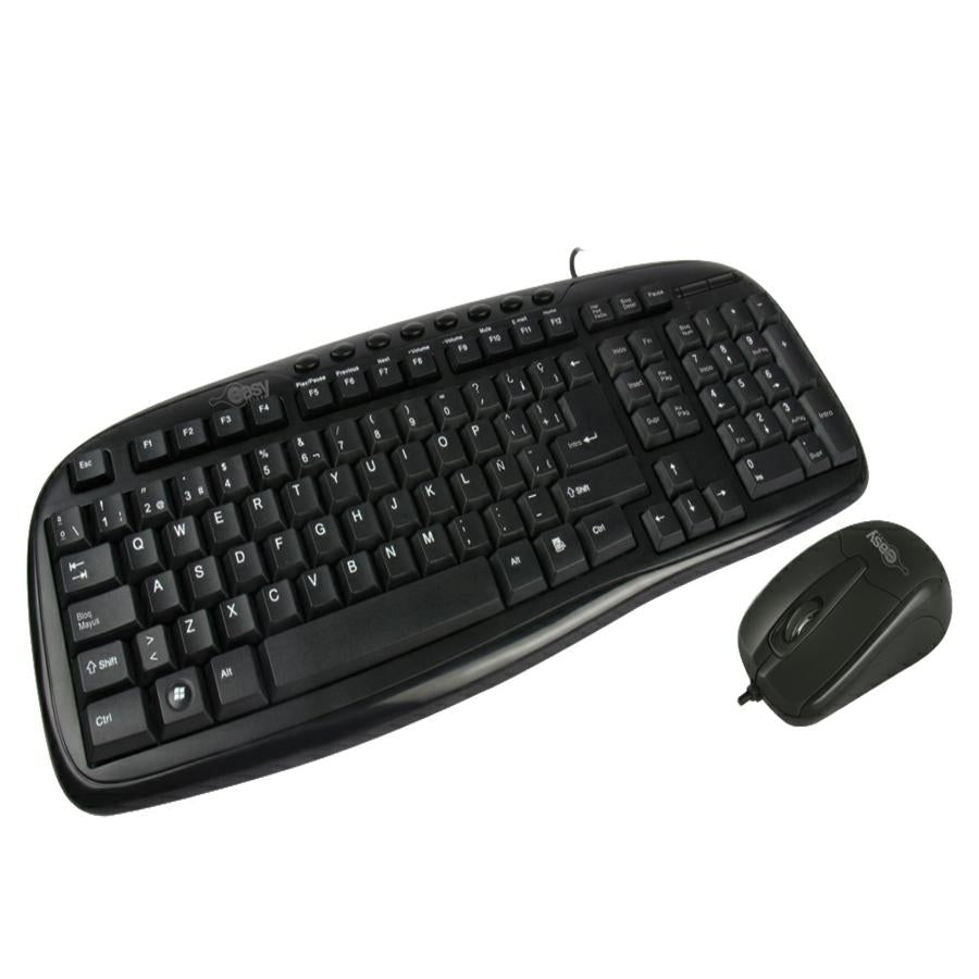 Kit Teclado y Mouse Perfect Choice EL-993391 - USB, Óptico, Compatible Windows/Mac