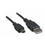 Cable USB Manhattan 302340 - USB 2.0 Mini-B 3 Metros Blindado