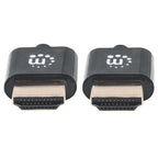 Cable HDMI Manhattan 394369 2.0 Ultradelgado 1.8m - Alta Velocidad 18 Gbps