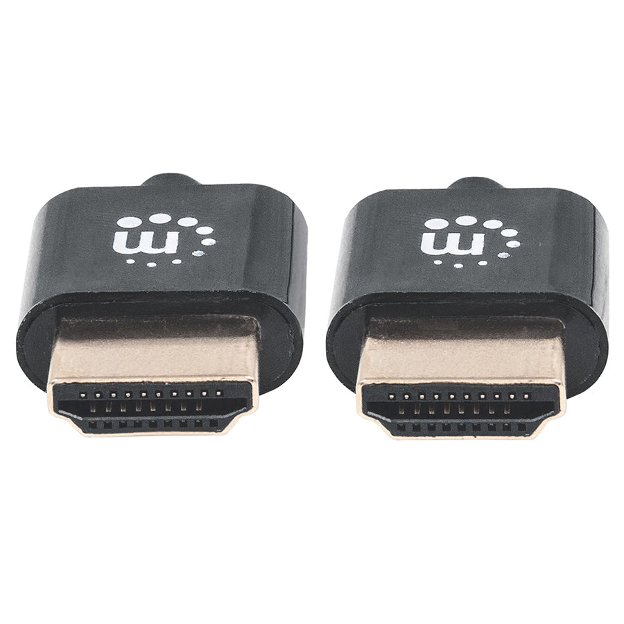 Cable HDMI Manhattan 394369 2.0 Ultradelgado 1.8m - Alta Velocidad 18 Gbps