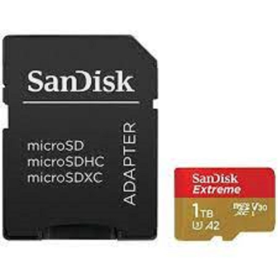 Memoria SanDisk Micro SDXC 1TB Extreme - 190MB/s, 4K, Clase 10, A2, V30