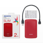 Disco Duro Externo ADATA HV300 2TB USB 3.2 - Portátil y Compatible Windows/Mac/Linux