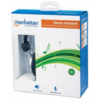 Audífonos Diadema Manhattan 175517 - Micrófono Omnidireccional, Cable 2.5m