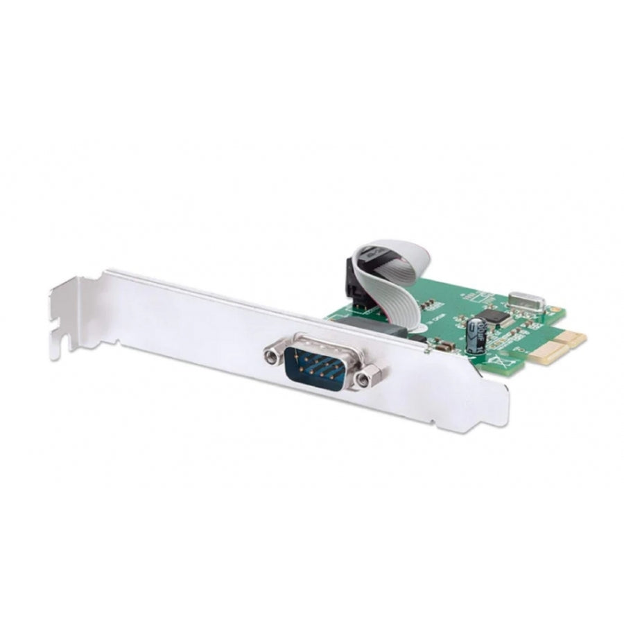 Tarjeta Serial PCI Express Manhattan 153492 - 1 Puerto RS232 DB9