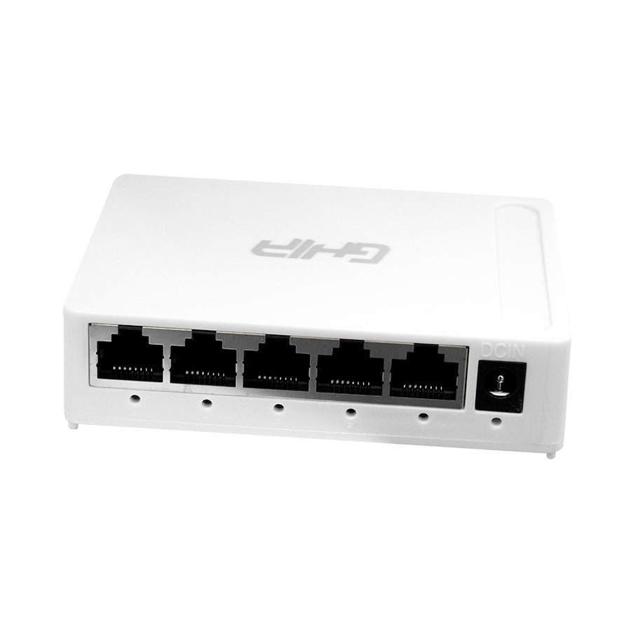 Switch Ghia GNW-S3 5 Puertos Gigabit 10/100/1000 Mbps - Auto MDI/MDIX
