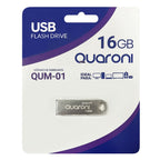 Memoria USB Quaroni QUM-01 16GB Metálica - Compatible Android/Windows/Mac