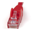 Cable de Red Ethernet CAT6 15m StarTech - Snagless RJ45 Rojo