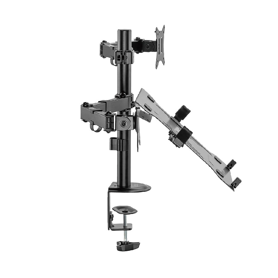 Soporte 2 en 1 ACTECK ADVANCED SERIES para Monitor y Laptop - Escritorio