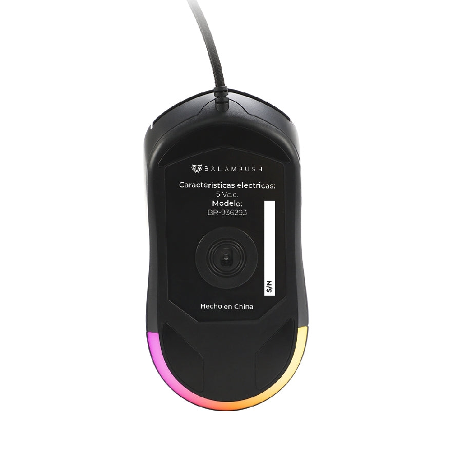 Kit Teclado y Mouse Balam Rush BR-936293 - Iluminación RGB, 3200 DPI, Alámbrico