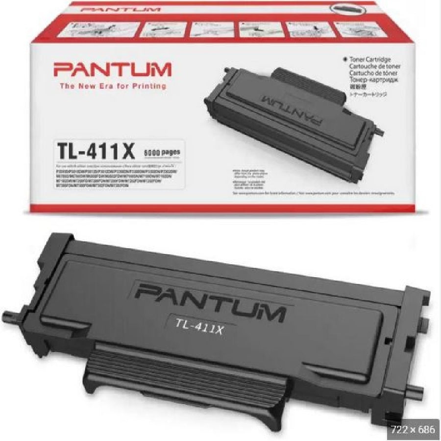 Tóner Pantum TL-411X Negro - 6000 páginas de rendimiento Imagen principal del producto