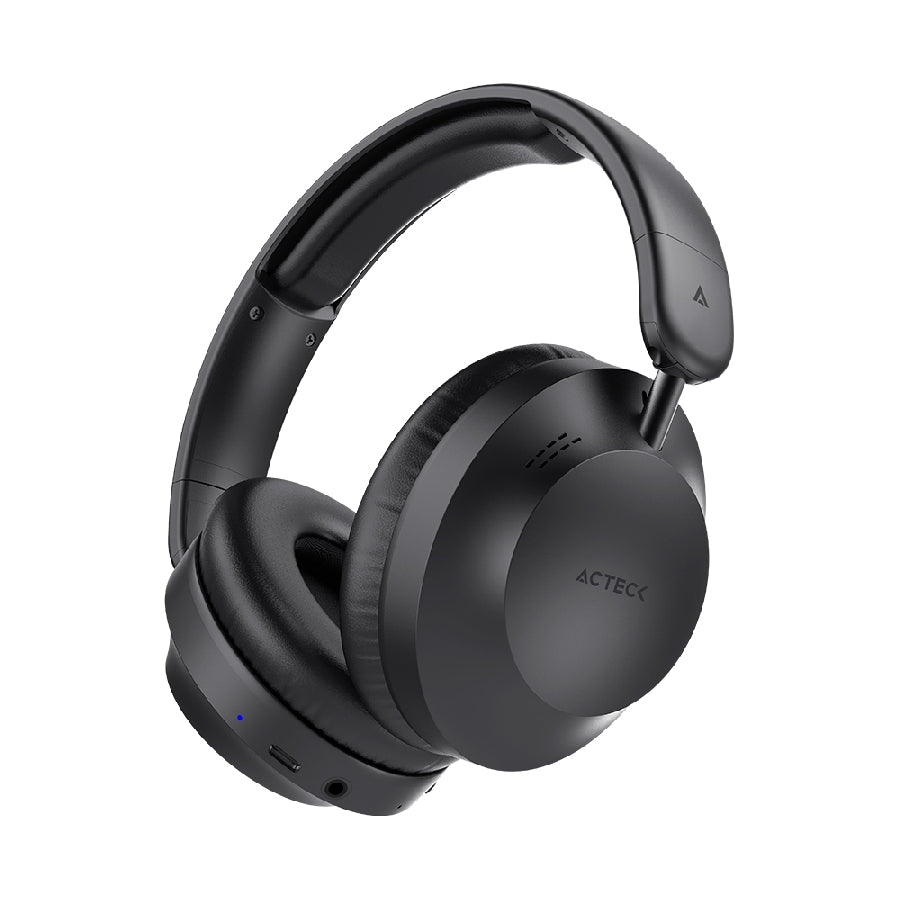 Audífonos Inalámbricos Acteck HP636 Bluetooth 5.4 - Cancelación de Ruido y 30 Horas de Batería