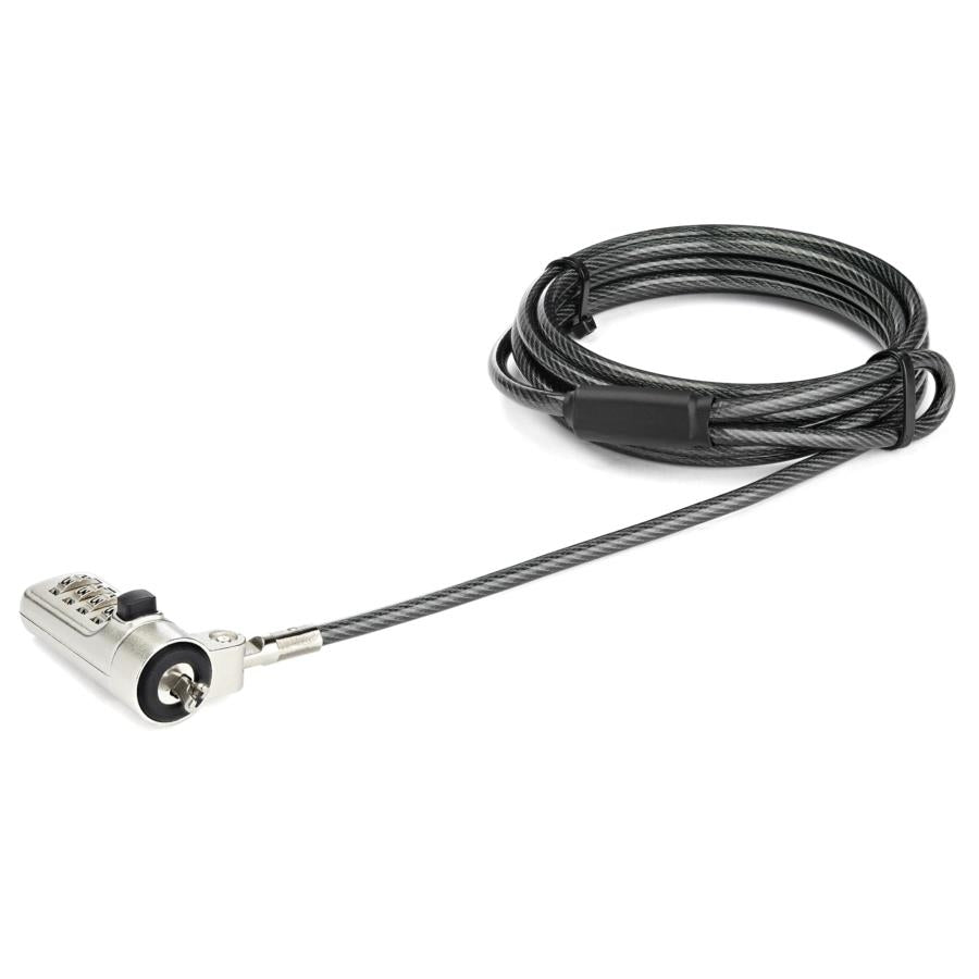 Candado de Seguridad StarTech LTLOCKNBL para Laptop - Combinación 4 Dígitos, Cable 2M Imagen secundaria del producto