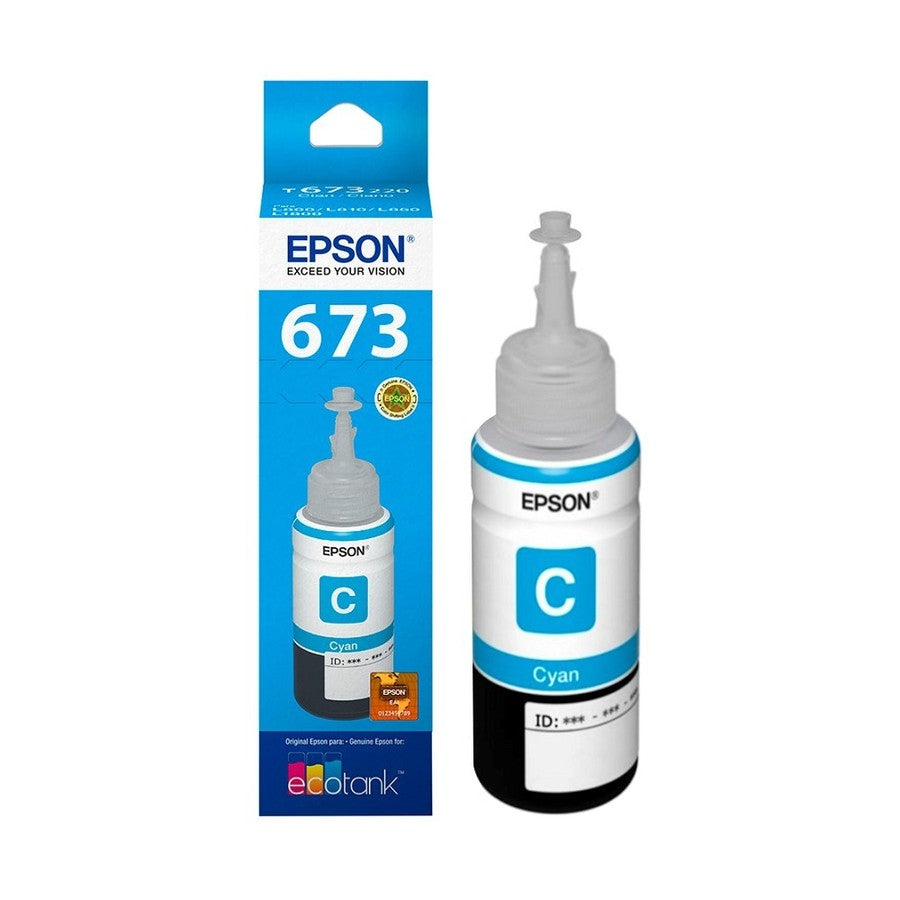 Cartucho Epson 673 Cyan - Compatible L800, L805, L1800 Imagen principal del producto