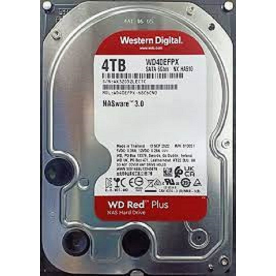 Disco Duro WD Red Plus 4TB 3.5" SATA - NAS 24x7 Hot Plug hasta 8 Bahías