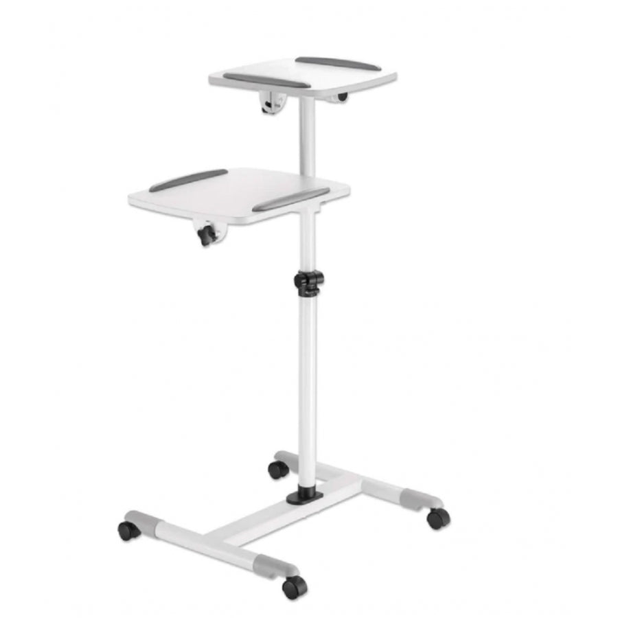 Soporte Carro para Proyector Manhattan 461726 - Ajustable, Móvil, Dual